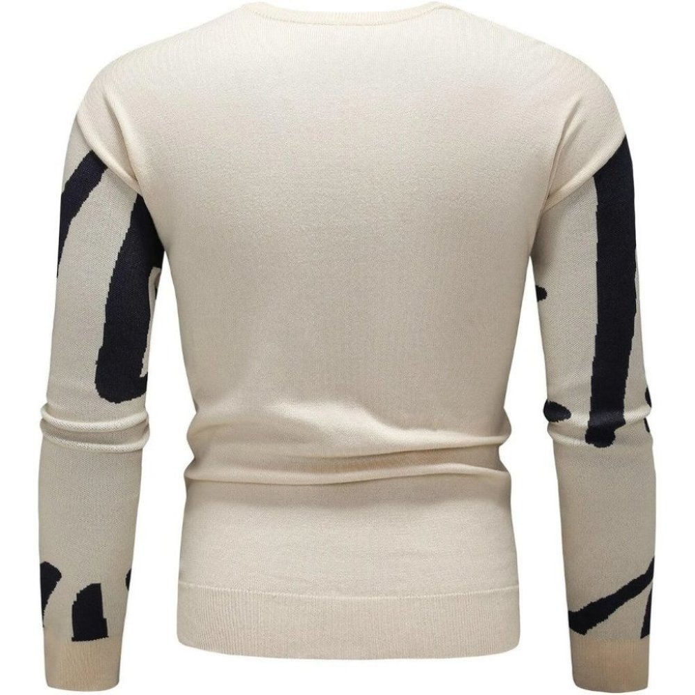 White Mens Sweater - Picture 2 of 4